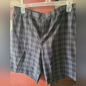 Gently worn men's plaid shorts